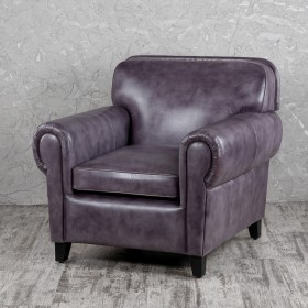 Кресло кожаное Элегант (Фиолетовый) в Владимире - vladimir.katalogmebeli.com | фото