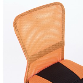 Кресло компактное BRABIX Smart MG-313 (черный, оранжевый) в Владимире - vladimir.katalogmebeli.com | фото 4