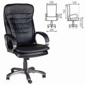 Кресло офисное BRABIX Omega EX-589 (черное) в Владимире - vladimir.katalogmebeli.com | фото