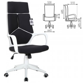 Кресло офисное BRABIX Prime EX-515 (черная ткань) в Владимире - vladimir.katalogmebeli.com | фото
