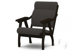 Кресло Вега-10 (венге лак/ULTRA GRAFIT) в Владимире - vladimir.katalogmebeli.com | фото
