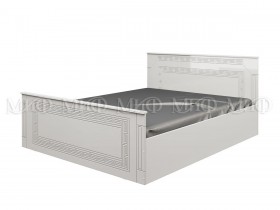 Кровать Афина-1 1,4 м (Белый/Белый глянец) в Владимире - vladimir.katalogmebeli.com | фото