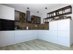 Модульная кухня Бронкс 1,8 м (Кварц) в Владимире - vladimir.katalogmebeli.com | фото 5