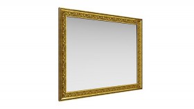 Зеркало навесное "Айрум"/(дуб кальяри / профиль: золото с орнаментом) в Владимире - vladimir.katalogmebeli.com | фото